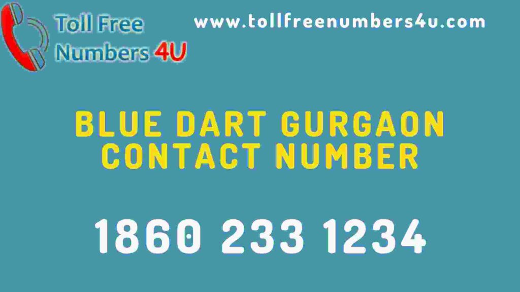 Blue Dart Gurgaon Contact Number Tollfree Numbers Helpline number
