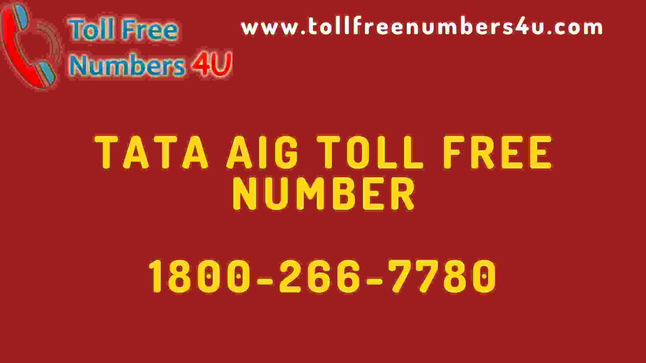 Tata AIG Toll Free Number - Tollfreenumbers4u